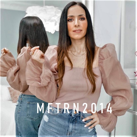 BLOGGER FAVE!!! ZARA Knit Top with Puff Sleeves* - Picture 8 of 16